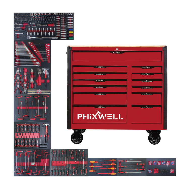 719518 PHIXWELL خزانة أدوات كبيرة ذات 13 درج