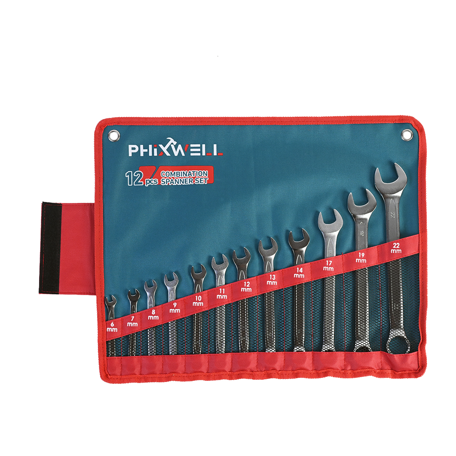 717533 طقم مفاتيح ربط 12 قطعة من PHIXWELL
