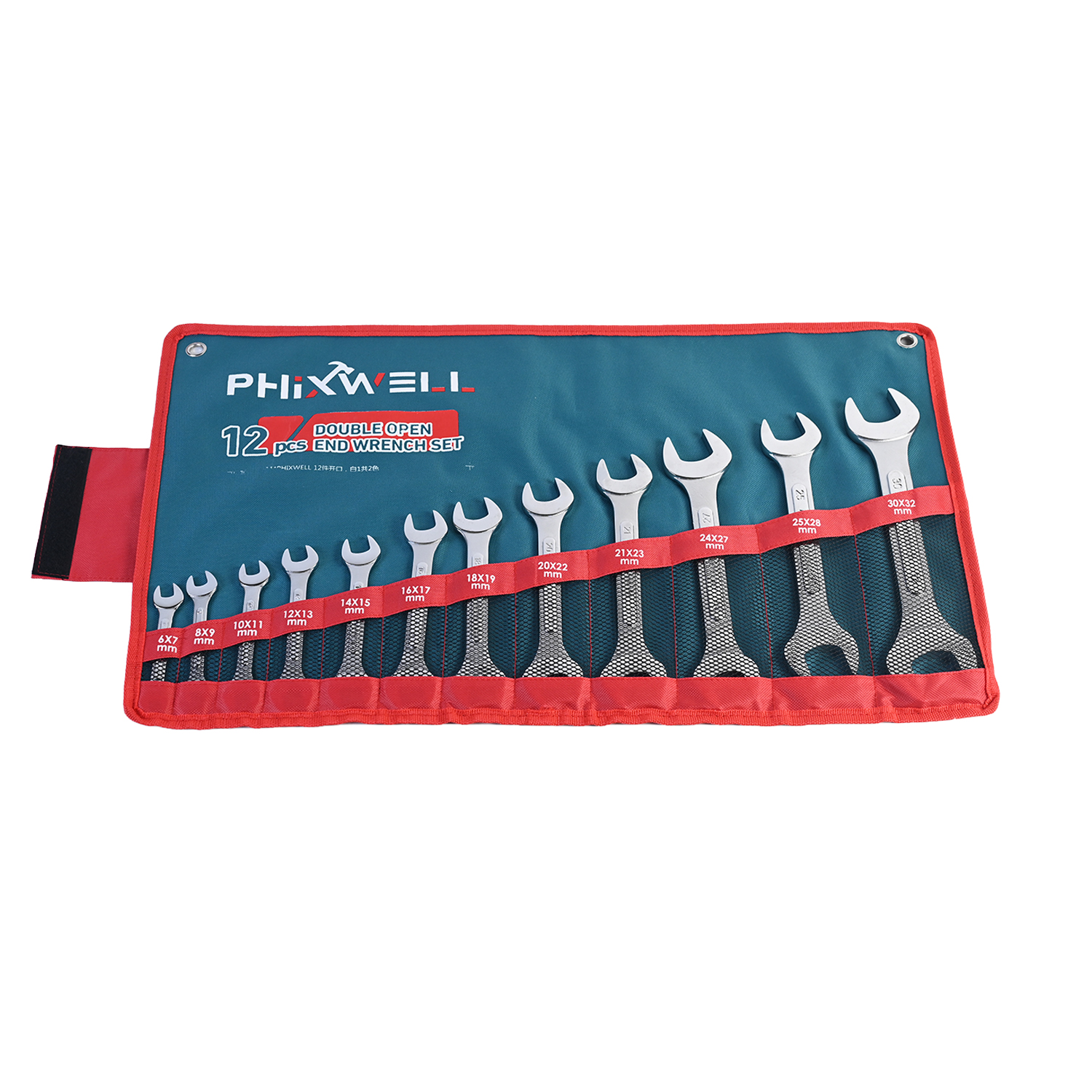 717534 PHIXWELL طقم مفتاح ربط مضلع 12 قطعة برأسين