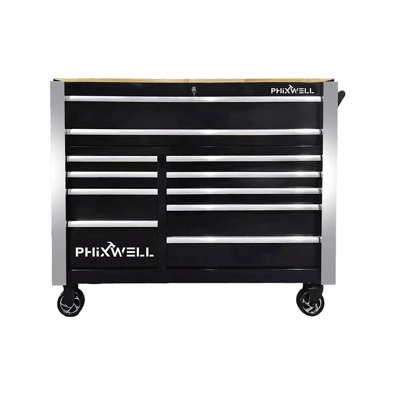 719520PHIXWELL خزانة أدوات ذات 11 درجًا مع مجموعة أدوات مكونة من 377 قطعة